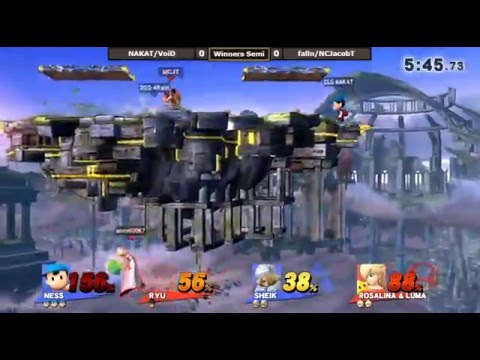 2GGT: EE Saga - NAKAT/VoiD Vs. falln/NCJacobT Winners Semi - Smash Wii U