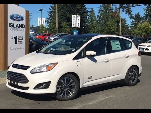 2017 Ford C-Max Energi Titanium W/ fixed Panoramic Roof Review|Island Ford