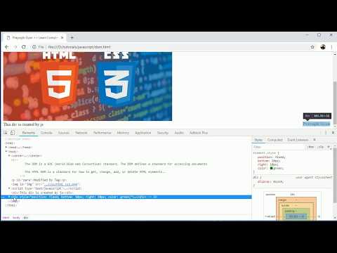 JavaScript Document Object Model DOM document Object in Hindi Part13