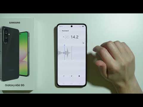Samsung Galaxy A56 5G: How to Record Sounds (Find Voice Recorder) - Create Voice Memos