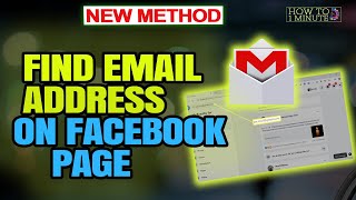 How to find email address on facebook page 2024