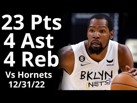 Kevin Durant 23 Pts 4 Ast 4 Reb vs Hornets Highlights