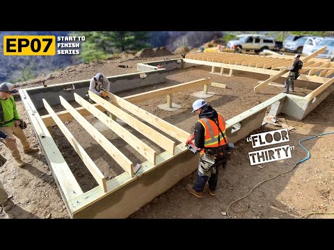 Sill Plates, Girders, and Floor Joists | Building A Mountain Cabin￼ EP07