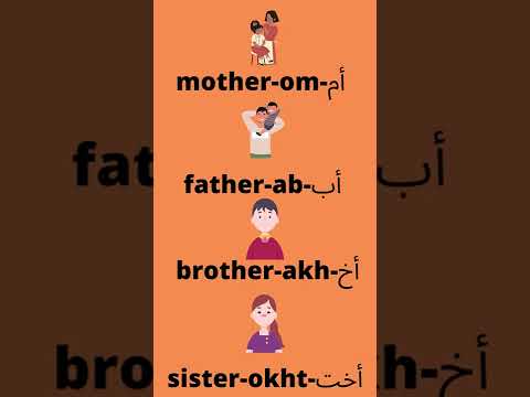 learn Arabic - family members in Arabic
