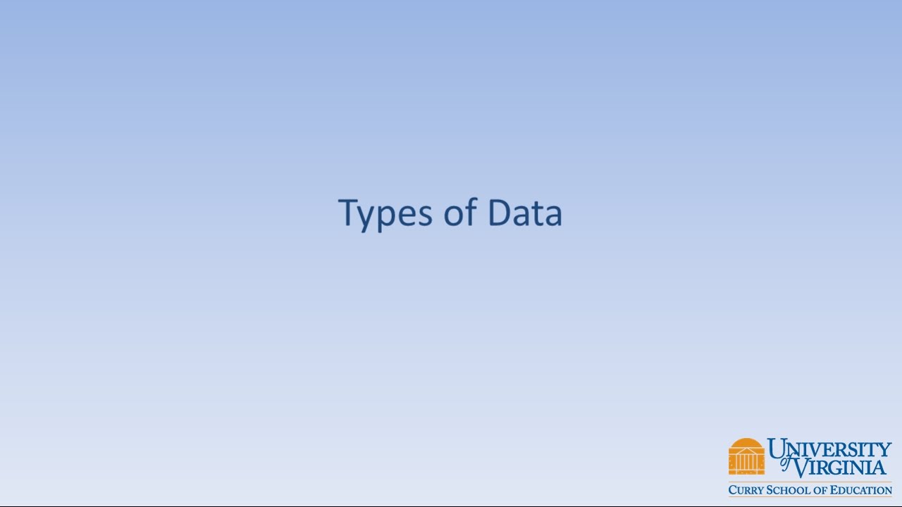 Types of Data