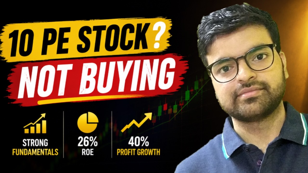 10 PE, 26% ROE & 40% Profit Growth… Still NOT Buying! Hardeep Singh SEBI Registered RA | Investaru