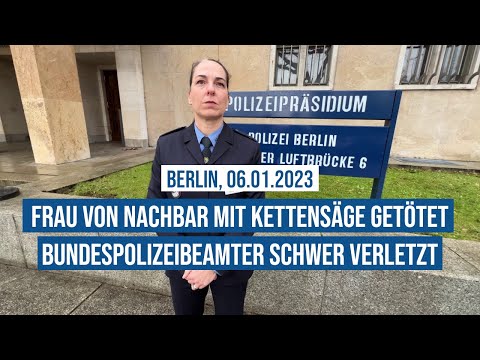 06.01.2023 #Berlin Nachbar tötet Frau und verletzt Polizeibeamten: Beate Ostertag