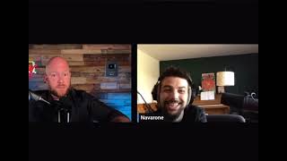 Navarone Garcia laughing hard about how he didn’t attend Lisa Marie Presley’s private funeral