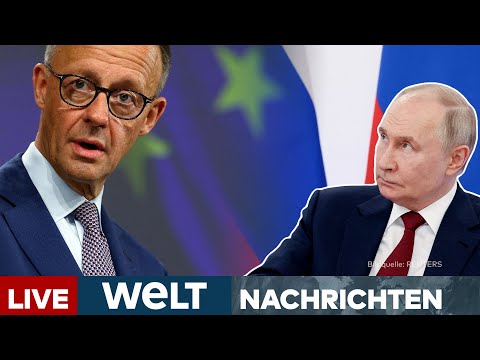 UKRAINE-KRIEG: TRUMP KUSCHELT - EUROPA GREIFT DURCH! Knallharte Russland-Sanktionen! | WELT LIVE