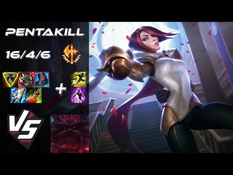 TOP Fiora vs Ornn [PENTAKILL] - NA Grandmaster Patch 25.21