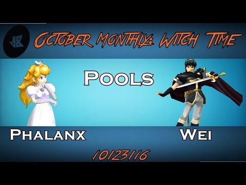 [Melee Singles Pools] Phalanx(Peach) vs Wei(Marth) [DownB_ October Monthly]