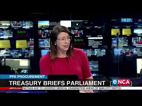 Treasury briefs parliament