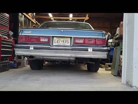 78 Malibu 2.5" Walker Quiet Flow SS mufflers