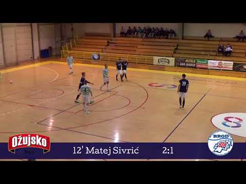 2. HMNL "Istok" - sezona 2017./2018. 7. KOLO: MNK Brod - MNK Mala Mljekara sažetak