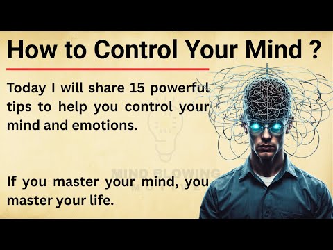 15 Powerful Tips to Control Your Mind and Emotions || Graded Reader || English Listening Practice ✅️