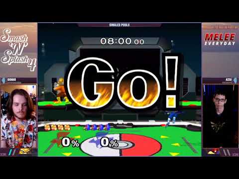 Smash'N'Splash 4 RR POOLS - GioGio (Fox) vs Azzu (Falco)