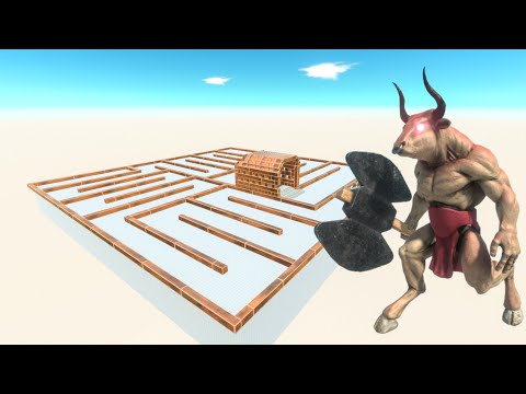 Escape From Alien Minotaur - Last Survivor - Animal Revolt Battle Simulator