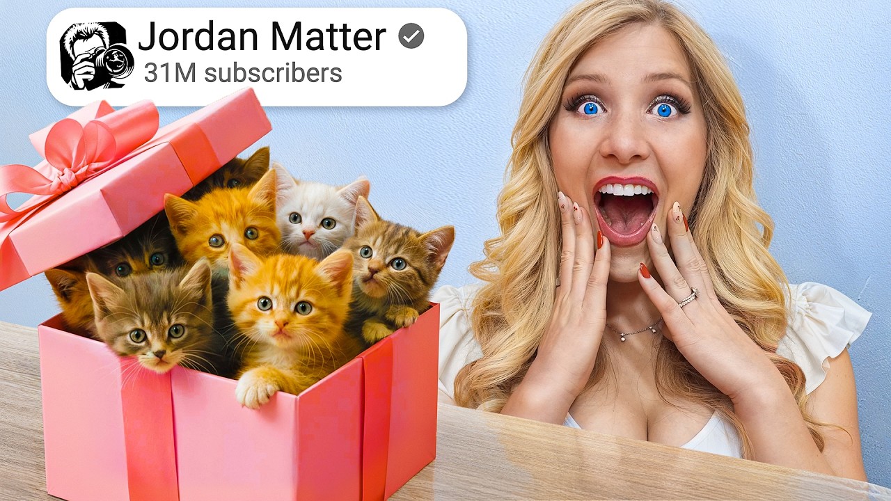 I Asked Famous YouTubers to Surprise Me!