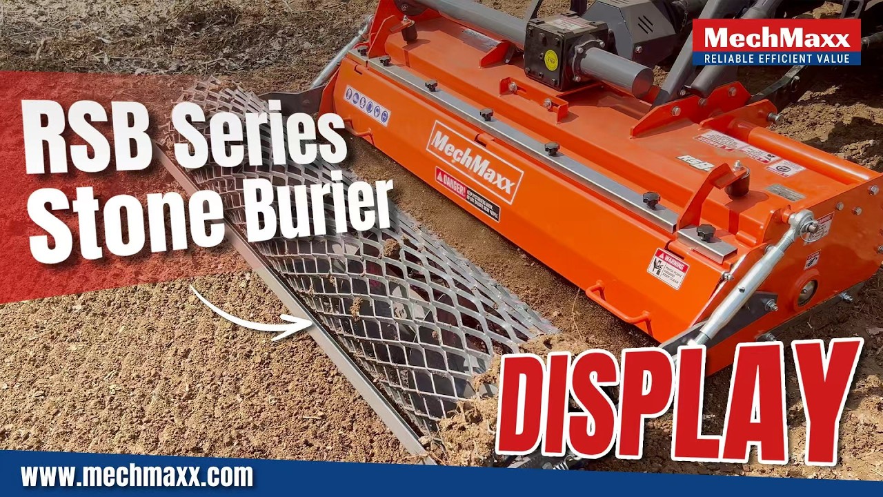Highlights of MechMaxx RSB Series Stone Burier