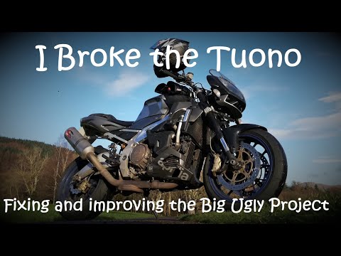 ¡Rompí la Tuono! Ahora puedo arreglarla y mejorarla. Suspensión y alternador en la Aprilia.