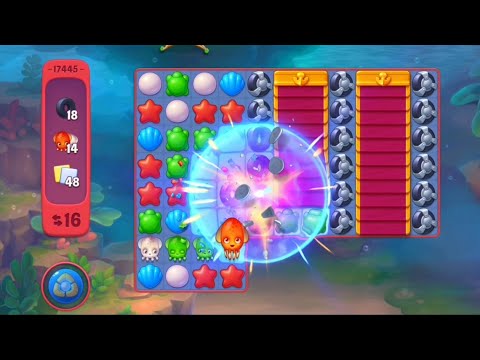 Fishdom 17445 Hard Level - NO 💣🧨💥