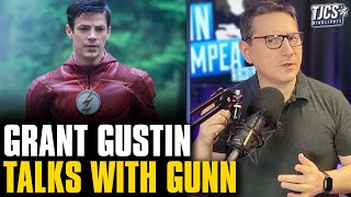 Flash Star Grant Gustin Confirms He’s Spoken With James Gunn