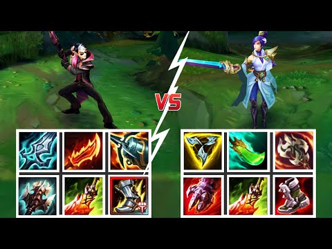 MASTER YI vs FIORA FULL BUILD FIGHT