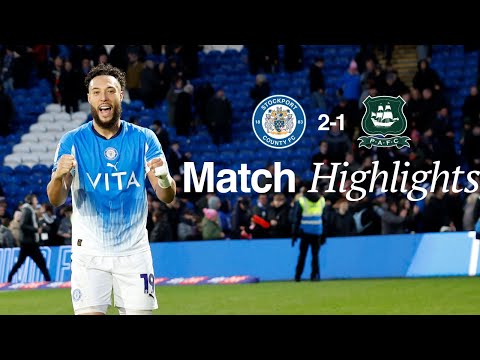 Stockport County Vs Plymouth Argyle - Match Highlights - 31.01.26