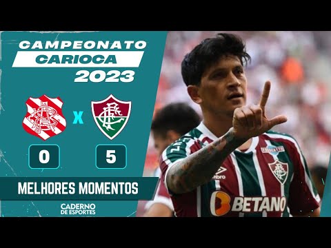 BANGU 0 X 5 FLUMINENSE - CAMPEONATO CARIOCA 2023 - MELHORES MOMENTOS