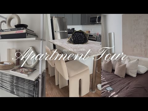 COZY APARTMENT TOUR | 2025 FULLY FURNISHED APARTMENT TOUR SMALL SPACE BRI JOURNAL