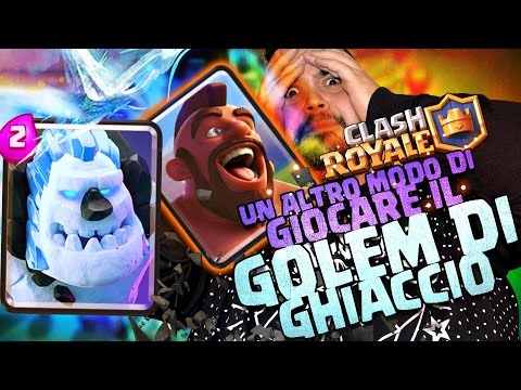 Tutto un'altro modo di Giocare il Golem di Ghiaccio | CLASH ROYALE