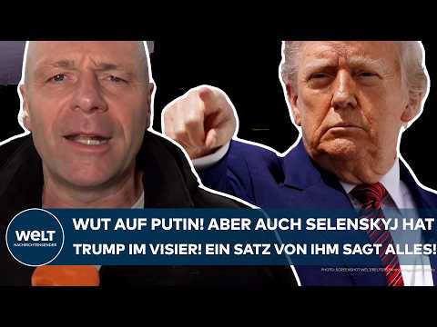 UKRAINE-KRIEG: Trump-Wut auf Putin! Auch Selenskyj im Kreuzfeuer! Mit einem Satz, der es in sich hat