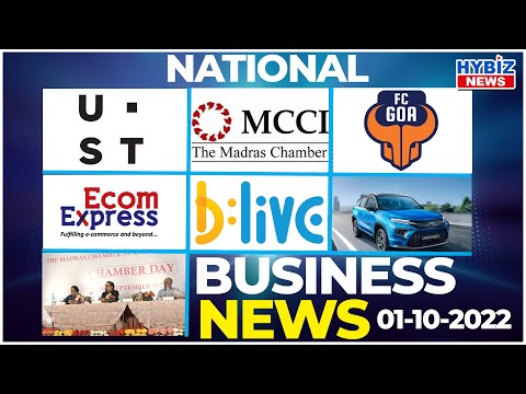 Thumbnail for National Business News | Toyota Kirloskar | BLive | Ecom Express | FC Goa | UST | MCCI | Hybiz tv by Toyota eCom