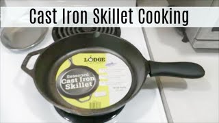 Using a Cast Iron Skillet for the FIRST time!!! | Cook with me 2021
