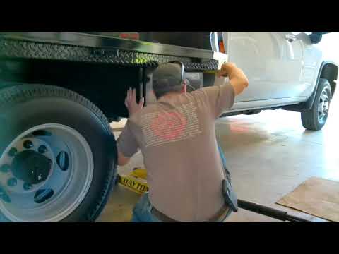 Mounting underbody tool boxes
