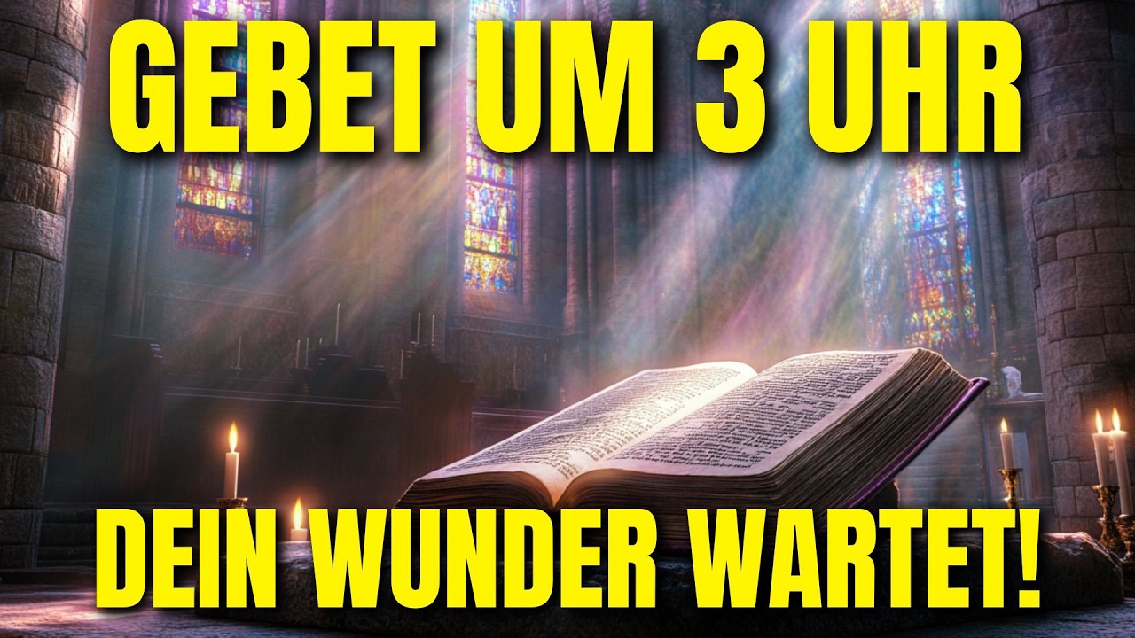Wie du zwischen 3 und 5 Uhr morgens betest und Heilung, Schutz und Durchbruch erlebst!