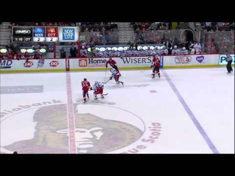 Complete OT Overtime Feb 21 2013 NY Rangers vs Ottawa Senators NHL Hockey