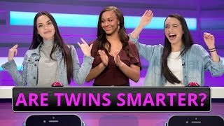 Are Twins Smarter than One?! The Merrell Twins VS Nia Sioux | Tap That Awesome App video