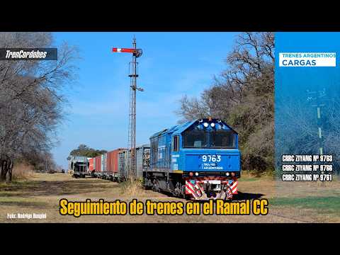 Trenes Argentinos Cargas en Córdoba 🏔️ Seguimiento de trenes en el Ramal CC