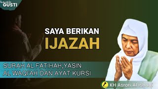 Download lagu Kh Ahmad Asrori Al-Ishaqi _ Ijazah Surah Al Fatihah,Yasin,Waqiah Dan Ayat Kursi _ Teks Indonesia mp3