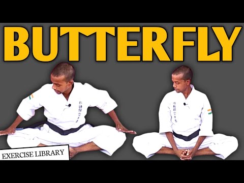 HOW TO DO BUTTERFLY EXERCISE | BEST STRETCHING EXERCISE | BUTTERFLY STRETCH | EXERCISE LIBRARY