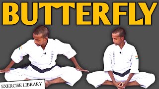 HOW TO DO BUTTERFLY EXERCISE | BEST STRETCHING EXERCISE | BUTTERFLY STRETCH | EXERCISE LIBRARY