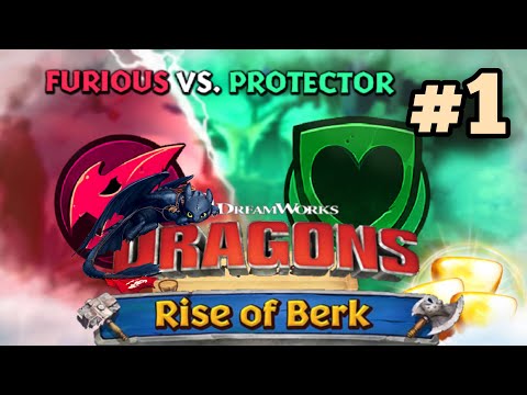 Rise of Berk - Gameplay Walkthrough - Furious vs Protector Gauntlet Attempt