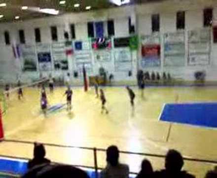 pallavolo civita castellana con telecronaca di galeazzi