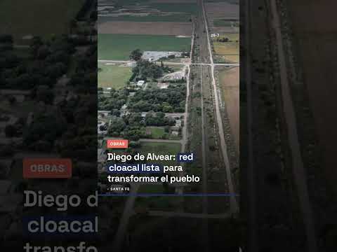 Diego de Alvear: red cloacal lista para transformar el pueblo