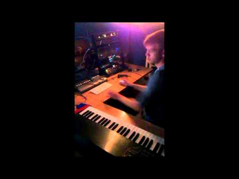 Aleks Zen in the studio making tracks for Big Ven (April 2014)