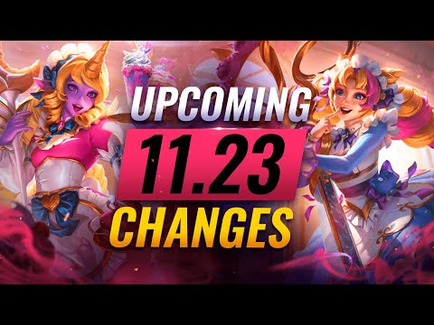 HUGE PRESEASON CHANGES: NEW BUFFS & NERFS Coming in Patch 11.23 - League of Legends