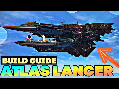How To BUILD ATLAS Lancer Ship Corvette - Breach Update No Man’s Sky #nomansky #nomanssky2025