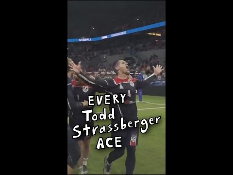 Every Ace by Todd Strassberger, USA vs. Namibia 2023 Fistball World Cup