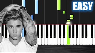 DJ Snake ft. Justin Bieber - Let Me Love You -  EASY Piano Tutorial by PlutaX